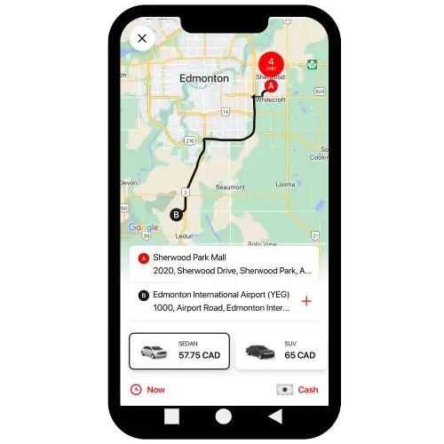 Taxi Service Near Fort Saskatchewan